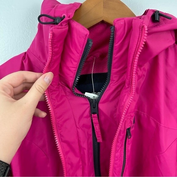 Abercrombie & Fitch Fuchsia Pink Windbreaker Jacket NWT Size Medium - Picture 4 of 16